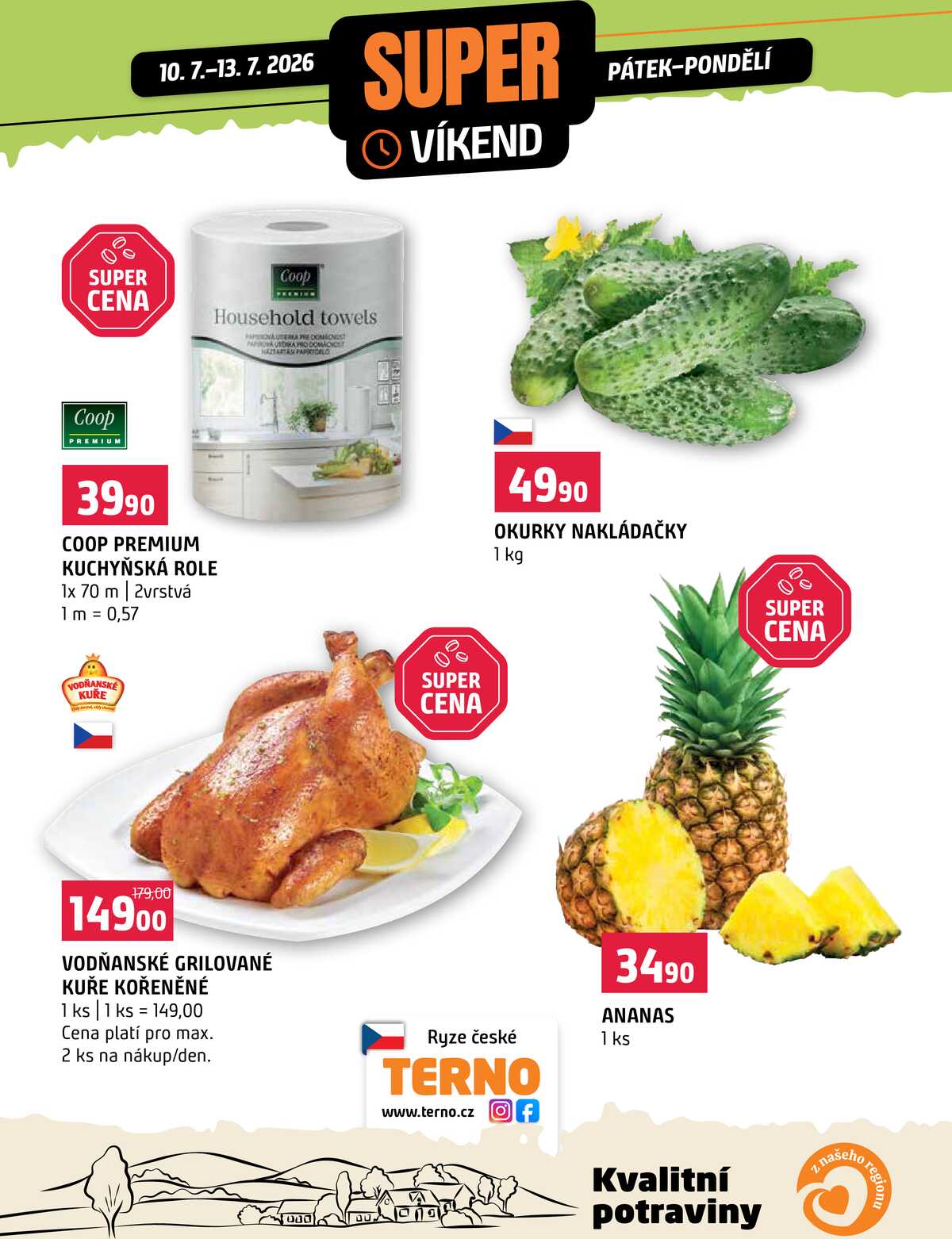Terno Víkendová akce od 10.7. do 13.7.2026 strana 1