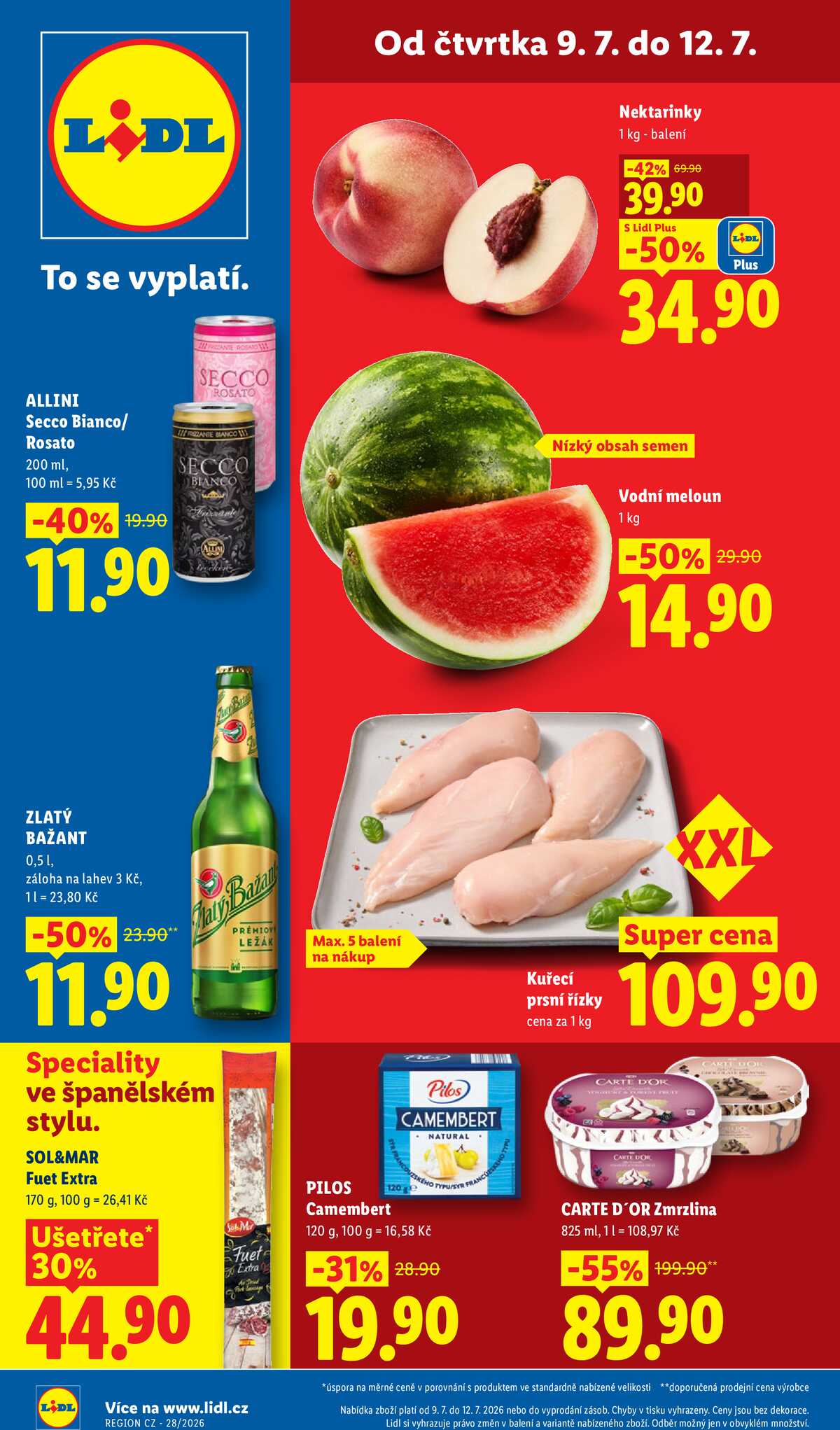 Lidl Čtvrtek od 9.7. do 12.7.2026 strana 1