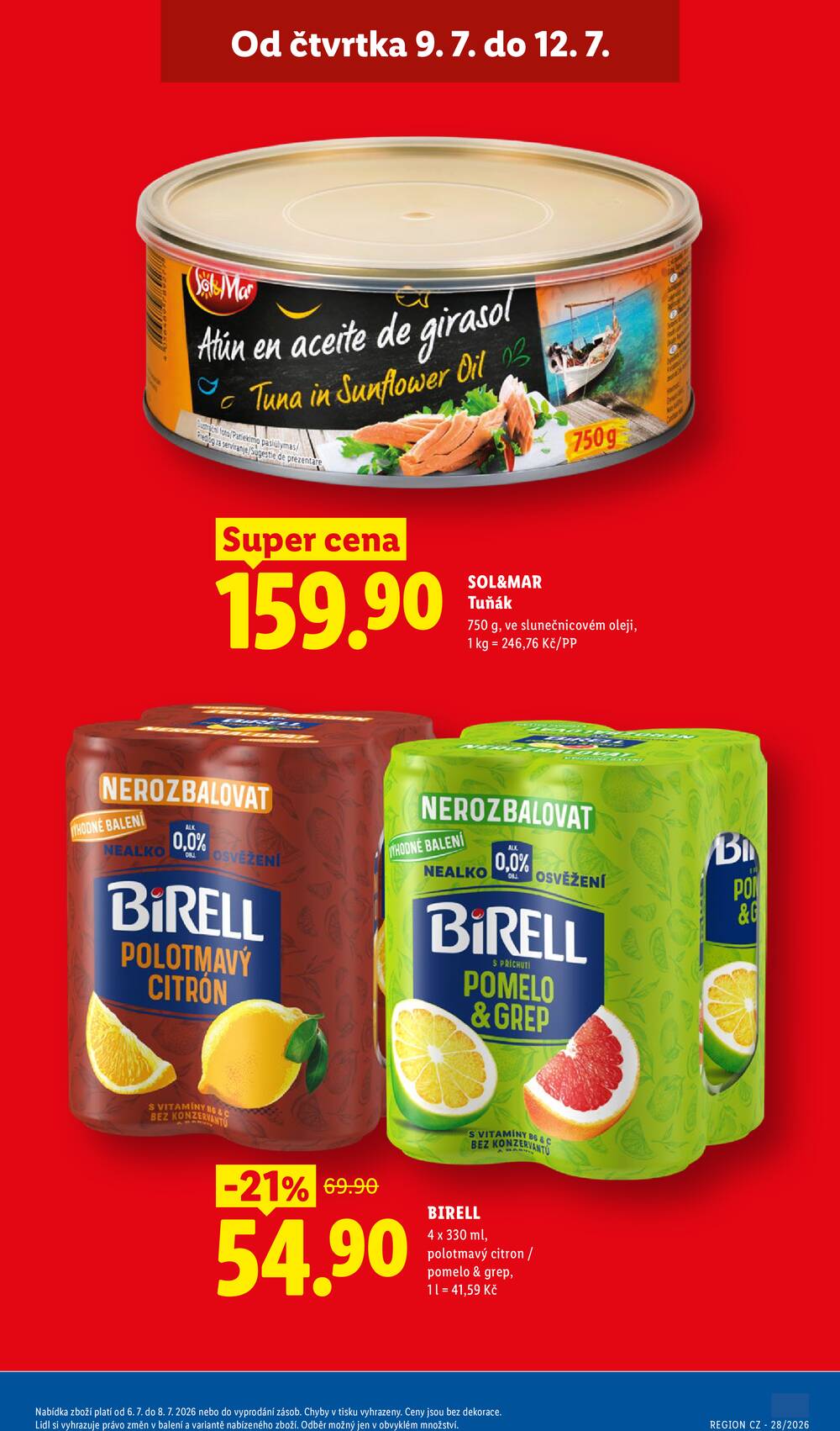 Leták Lidl - Lidl Čtvrtek od 9.7. do 12.7.2026 - strana 5 Leták Lidl - Lidl Čtvrtek od 9.7. do 12.7.2026 - strana 5