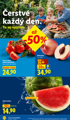 Lidl Čtvrtek od 9.7. do 12.7.2026