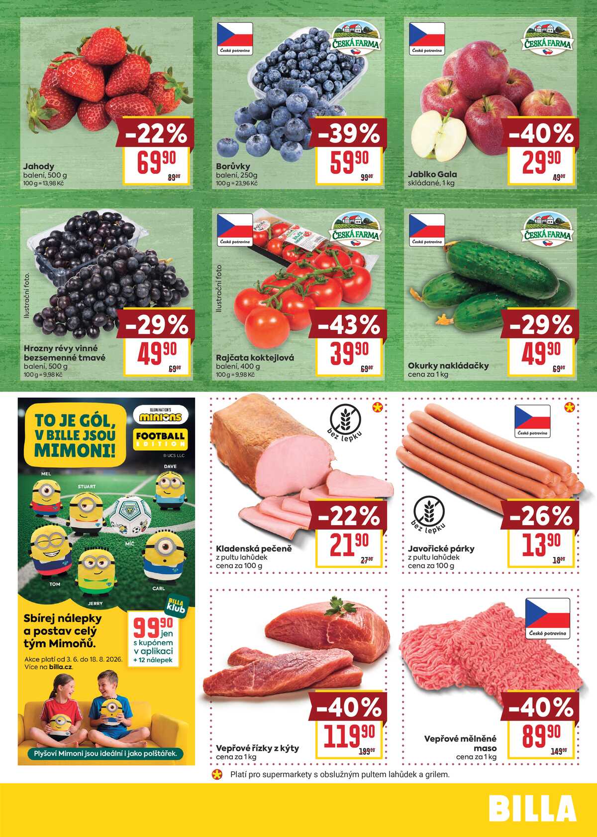 BILLA malý leták od 8.7. do 14.7.2026 strana 3