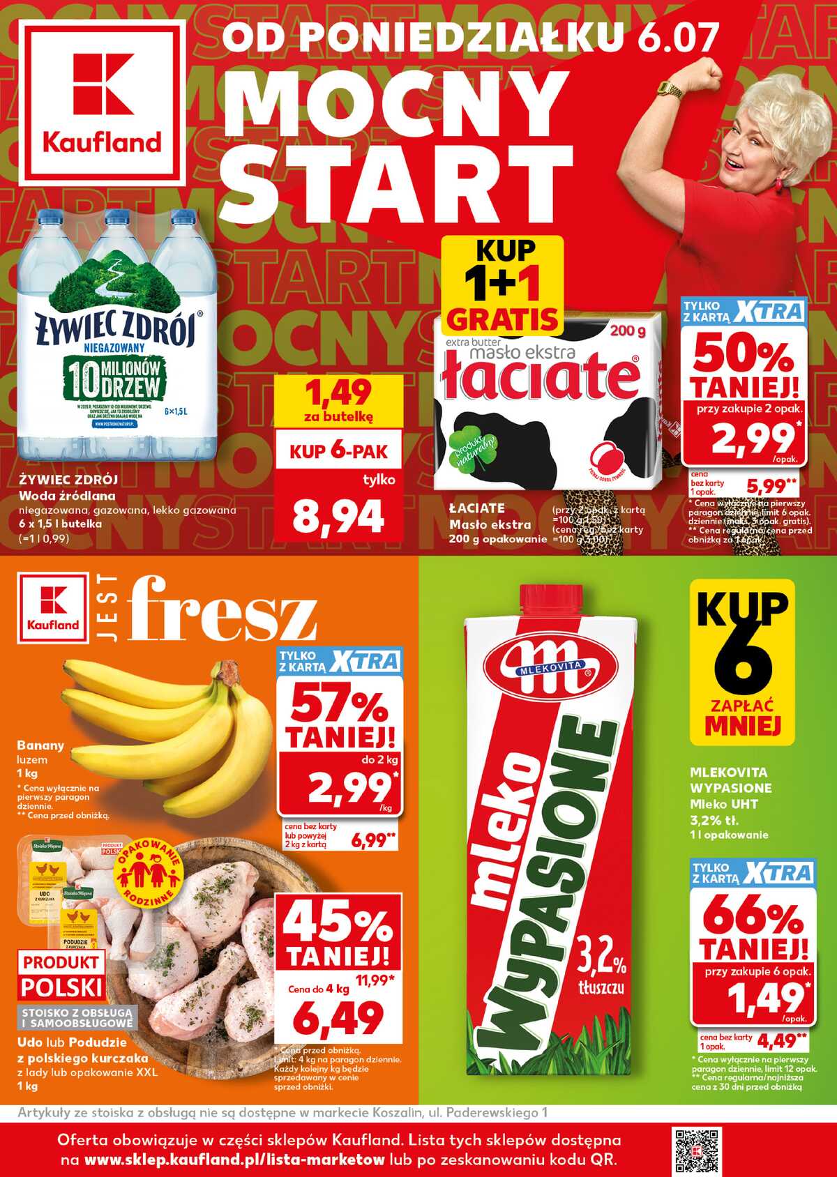 Leták Kaufland Polsko 6.7.-8.7.2026 - Silný start strana 1