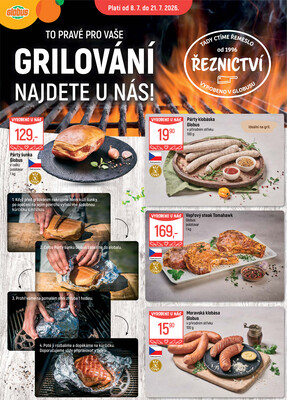 Akční leták Globus 8.7. - 21.7.2026 - Globus Praha - Zličín