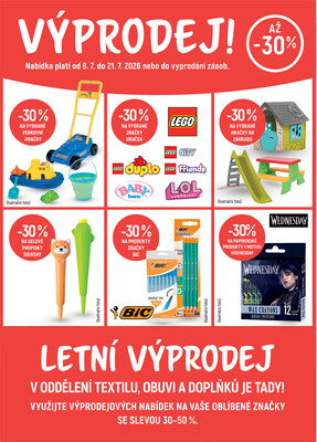 Akční leták Globus 8.7. - 14.7.2026 - Globus Praha - Zličín