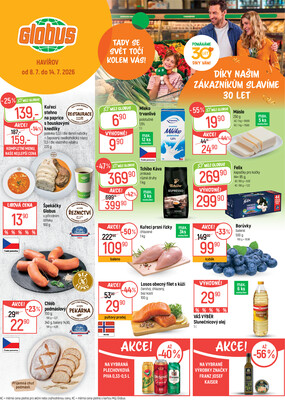 Akční leták Globus 8.7. - 14.7.2026 - Globus Havířov