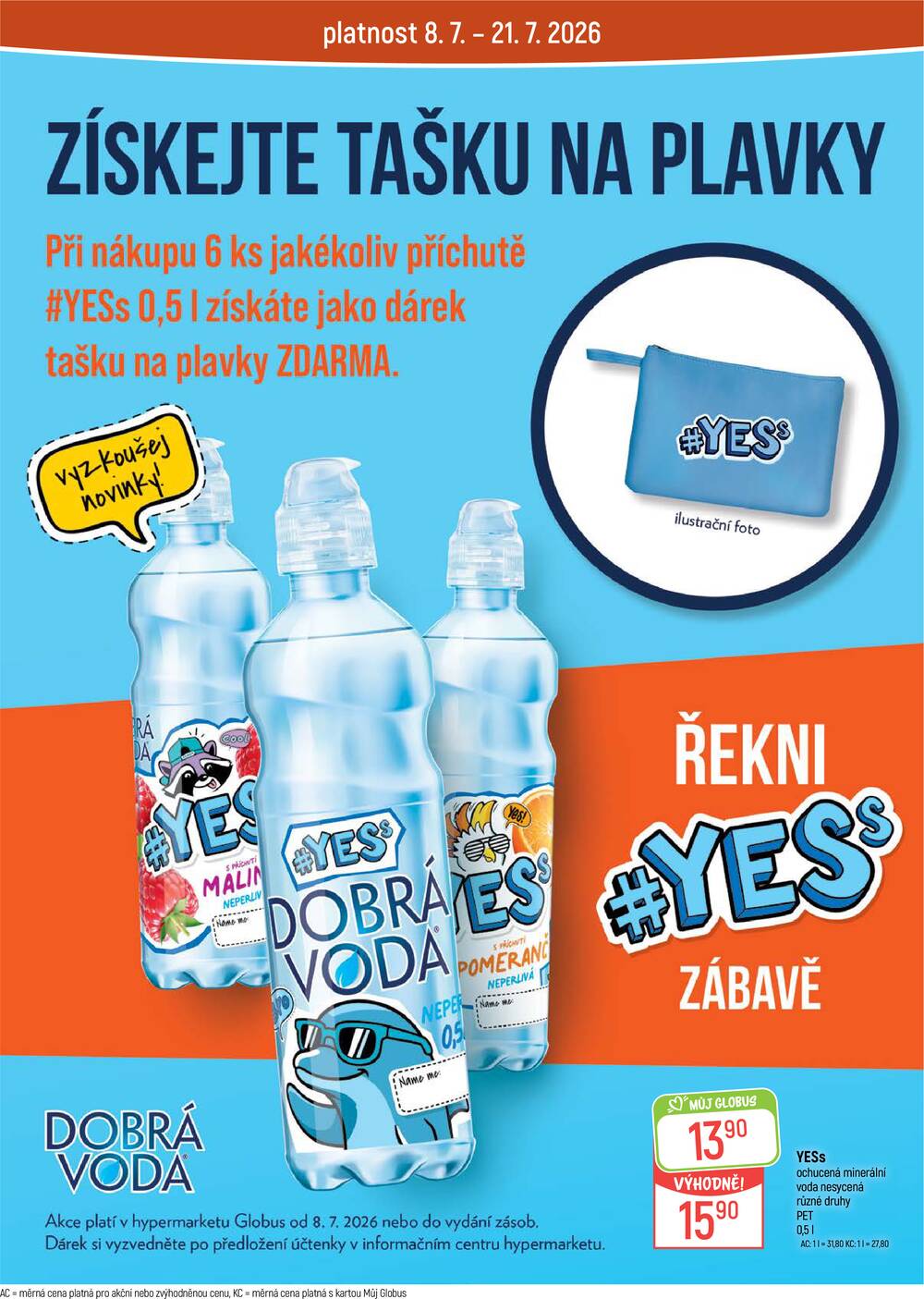 Akční leták Globus 8.7. - 14.7.2026 - Globus Chomutov