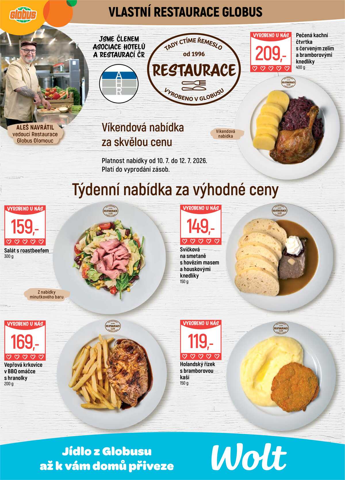 Akční leták Globus 8.7. - 14.7.2026 - Globus Olomouc strana 7