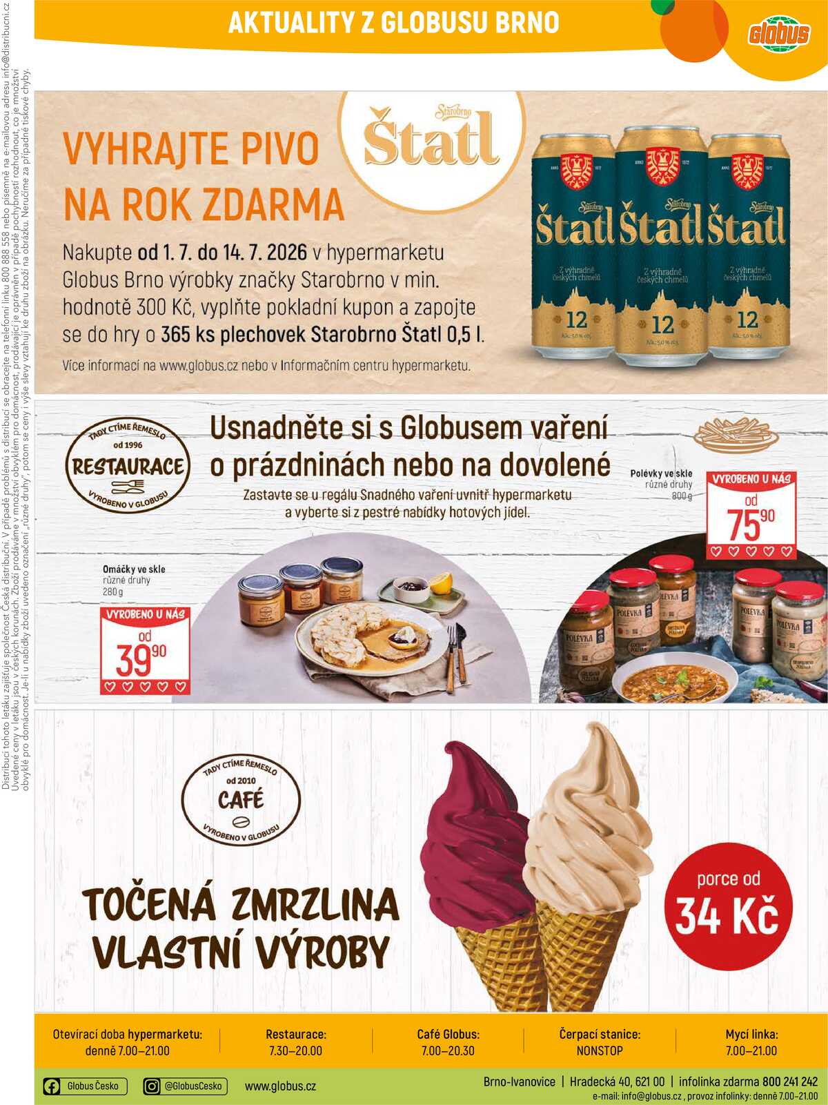 Akční leták Globus 8.7. - 14.7.2026 - Globus Brno Ivanovice strana 46