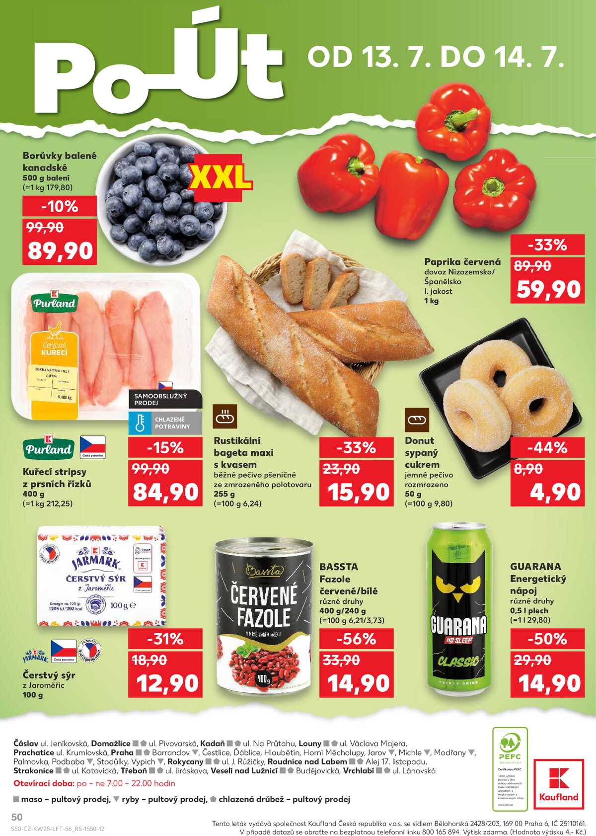 Kaufland 8.7. - 14.7. - Kaufland - Praha 6 (Podbaba) strana 50
