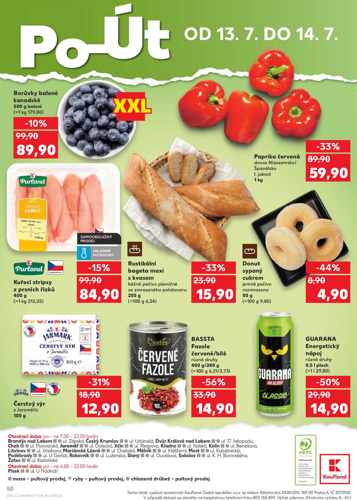 Kaufland 8.7. - 14.7. - Kaufland Poděbrady - U Garáží strana 50