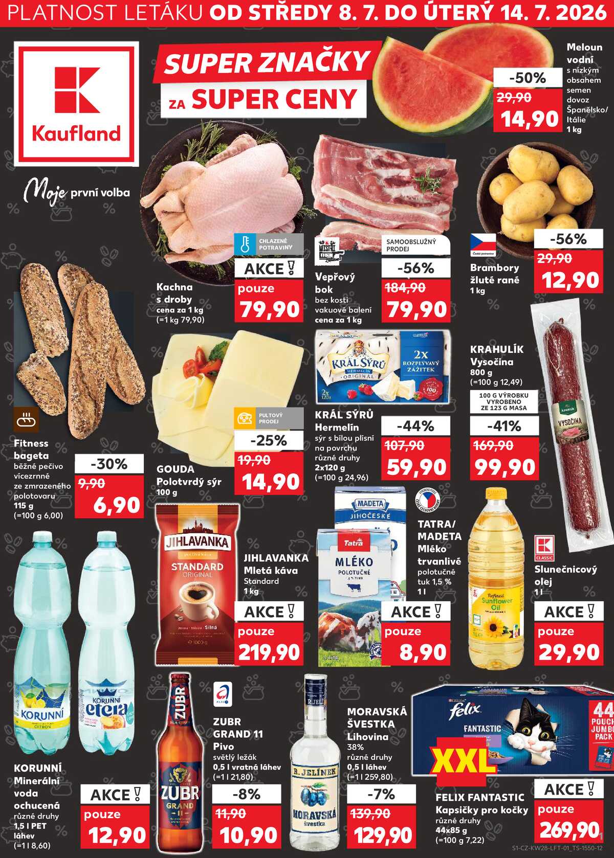 Kaufland 8.7. - 14.7. - Kaufland Přerov (Želatovská) strana 1