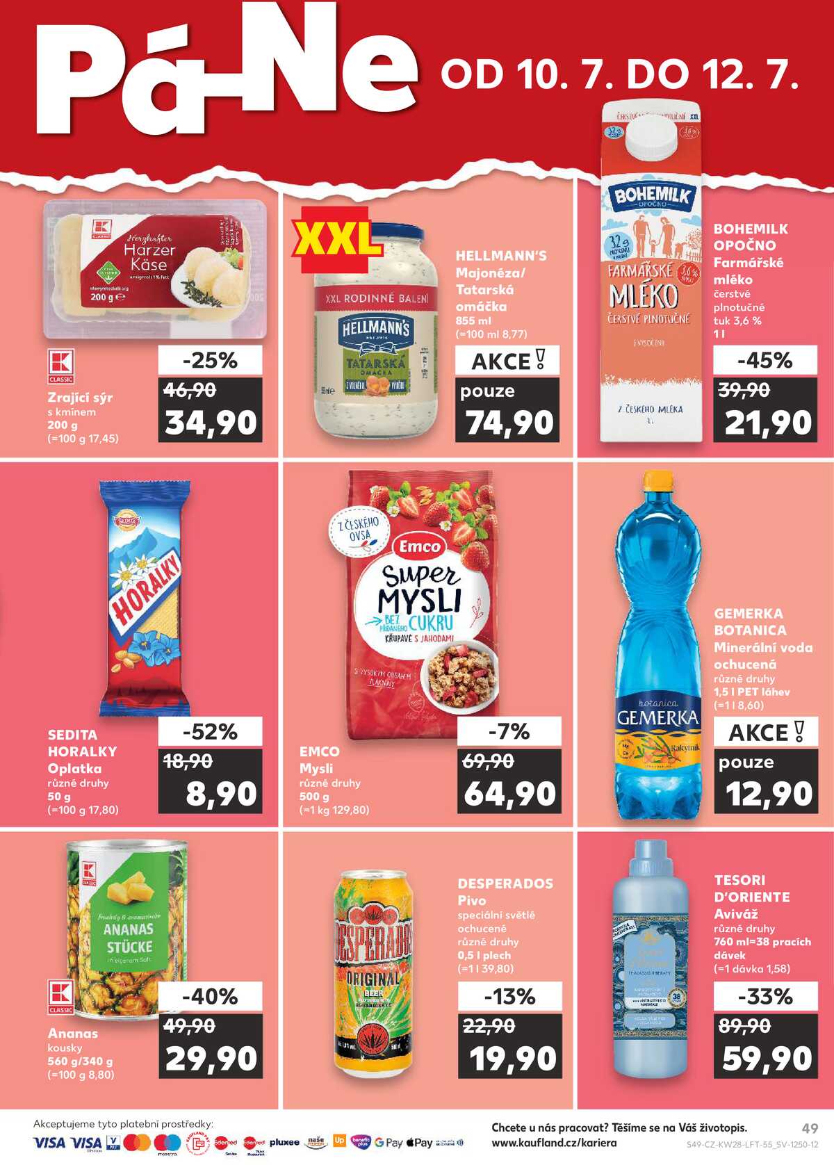 Kaufland 8.7. - 14.7. - Kaufland Přerov (Želatovská) strana 49