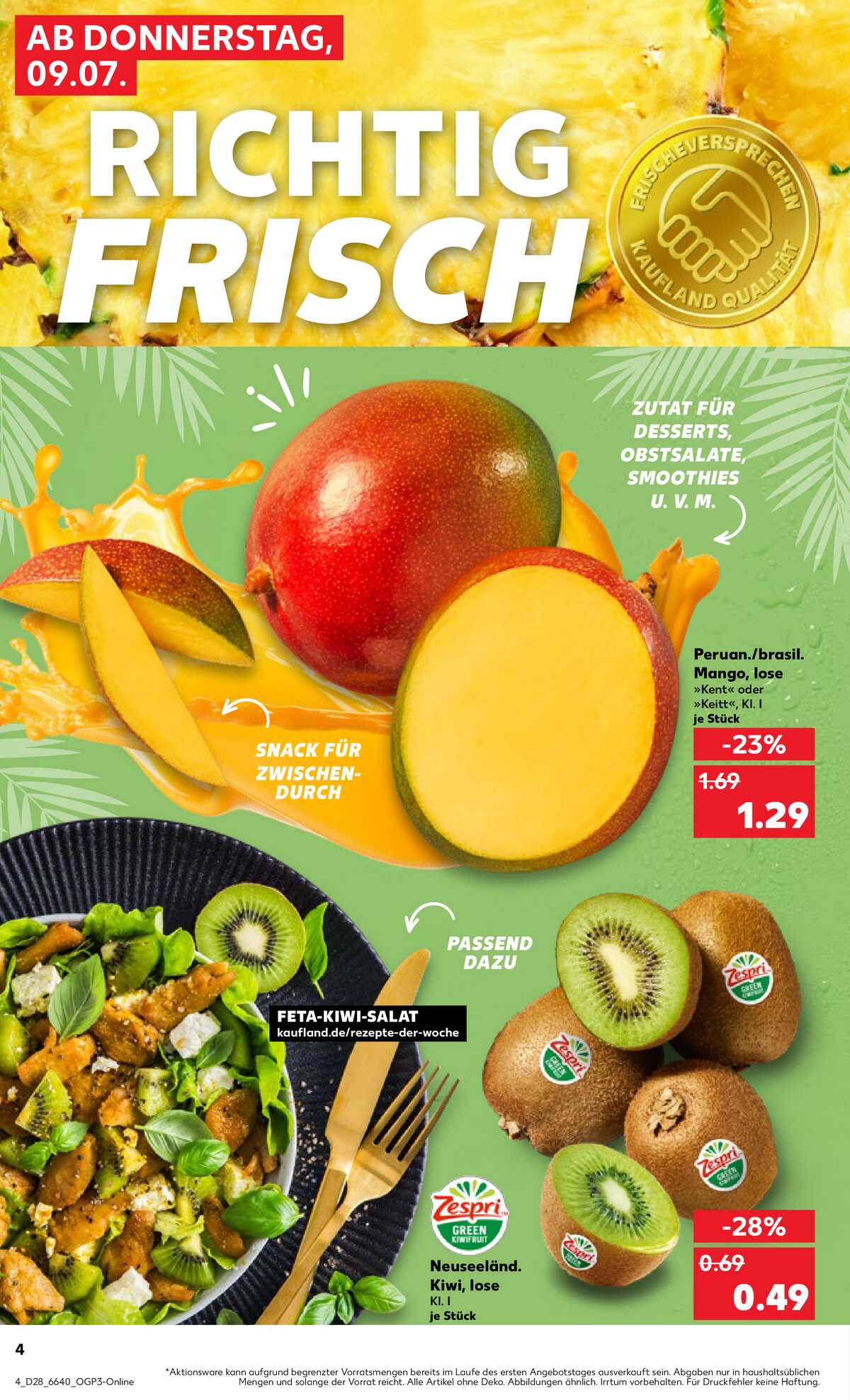 Leták Kaufland Německo 9.7.-15.7.2026 strana 4