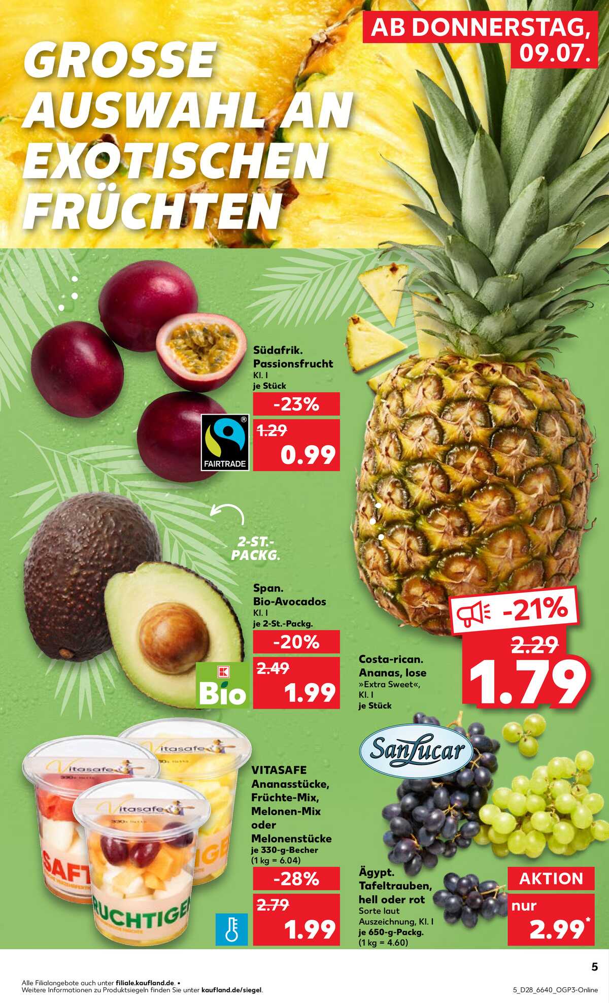 Leták Kaufland Německo 9.7.-15.7.2026 strana 5