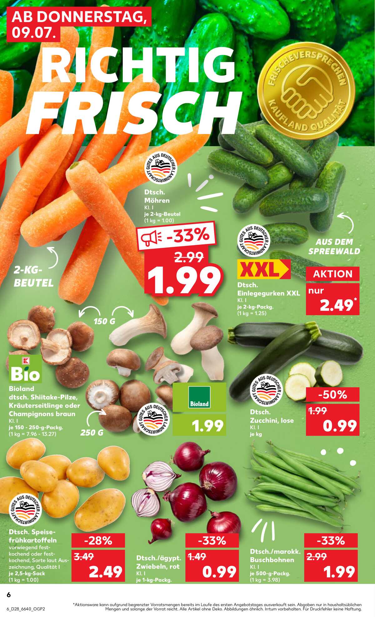 Leták Kaufland Německo 9.7.-15.7.2026 strana 6