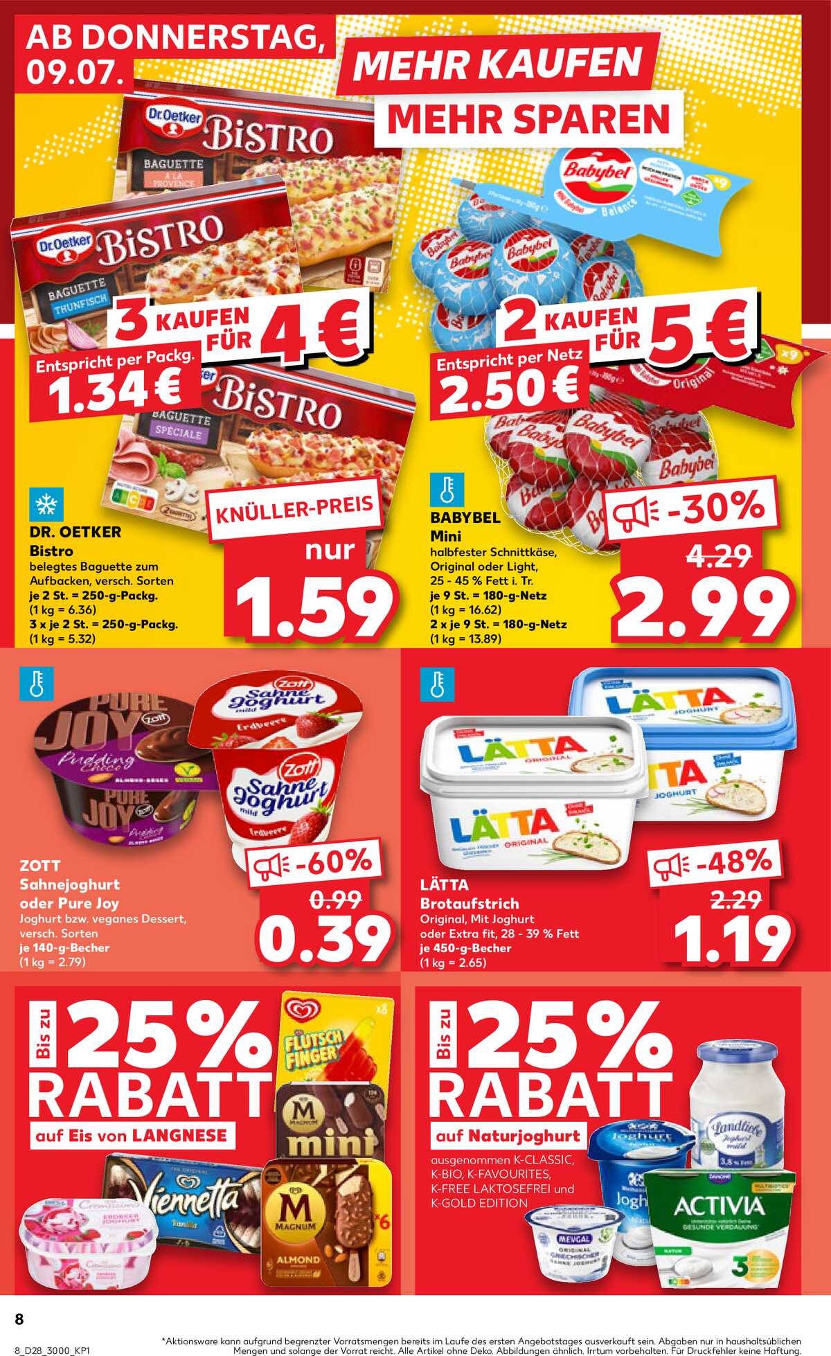 Leták Kaufland Německo 9.7.-15.7.2026 strana 8
