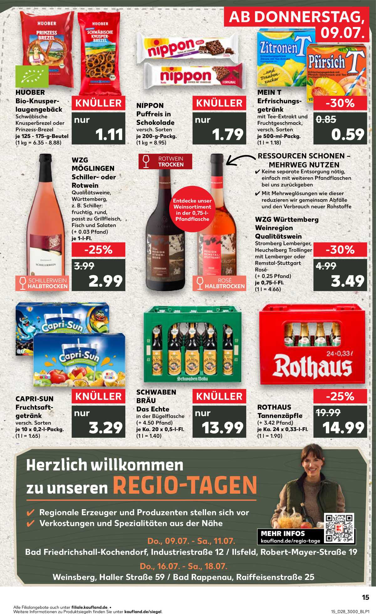 Leták Kaufland Německo 9.7.-15.7.2026 strana 15