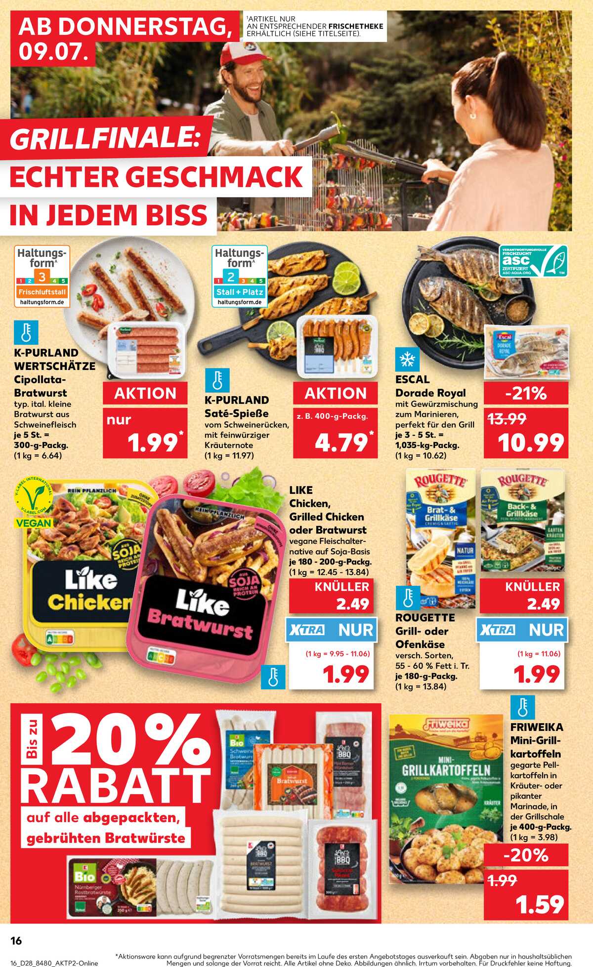 Leták Kaufland Německo 9.7.-15.7.2026 strana 16