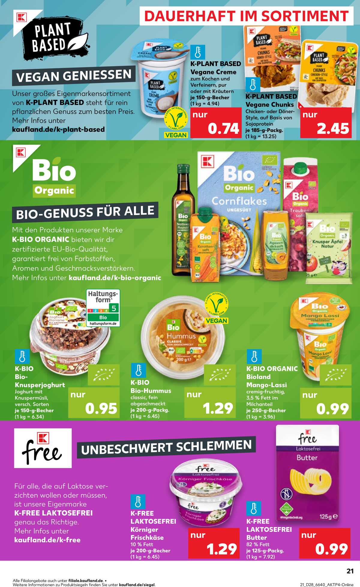 Leták Kaufland Německo 9.7.-15.7.2026 strana 21