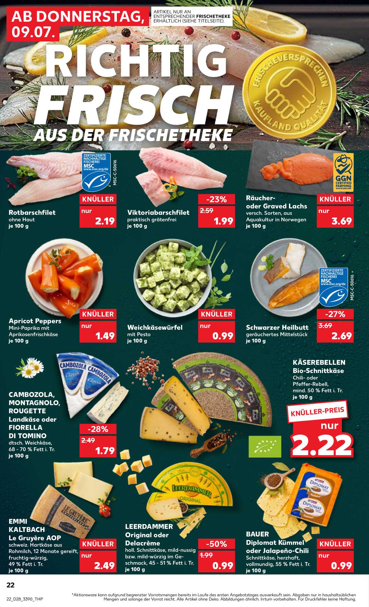 Leták Kaufland Německo 9.7.-15.7.2026 strana 22