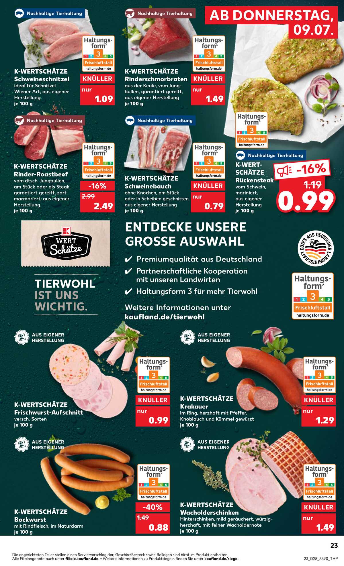 Leták Kaufland Německo 9.7.-15.7.2026 strana 23