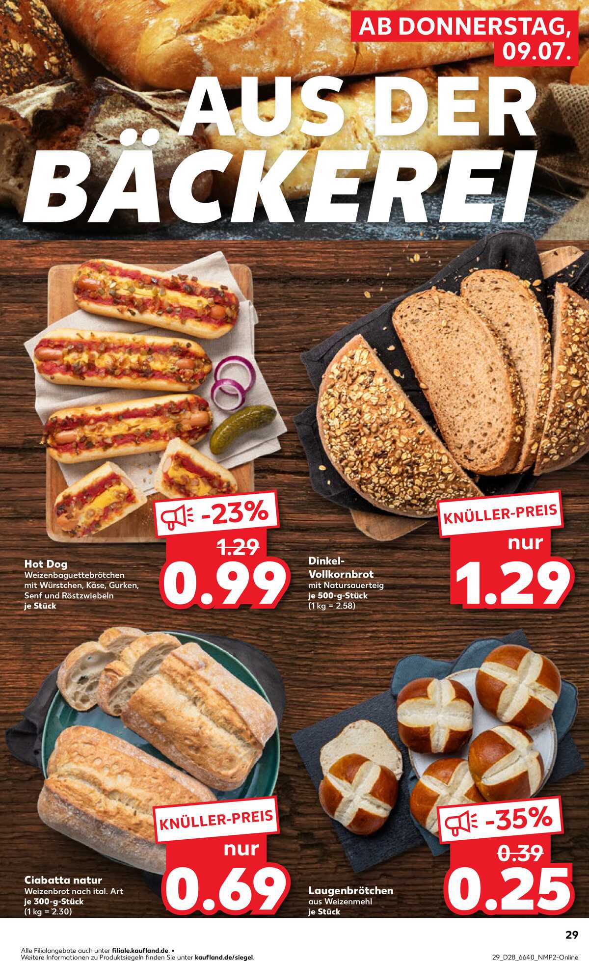 Leták Kaufland Německo 9.7.-15.7.2026 strana 29