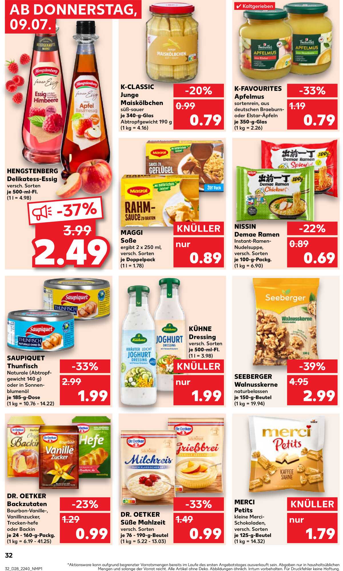 Leták Kaufland Německo 9.7.-15.7.2026 strana 32