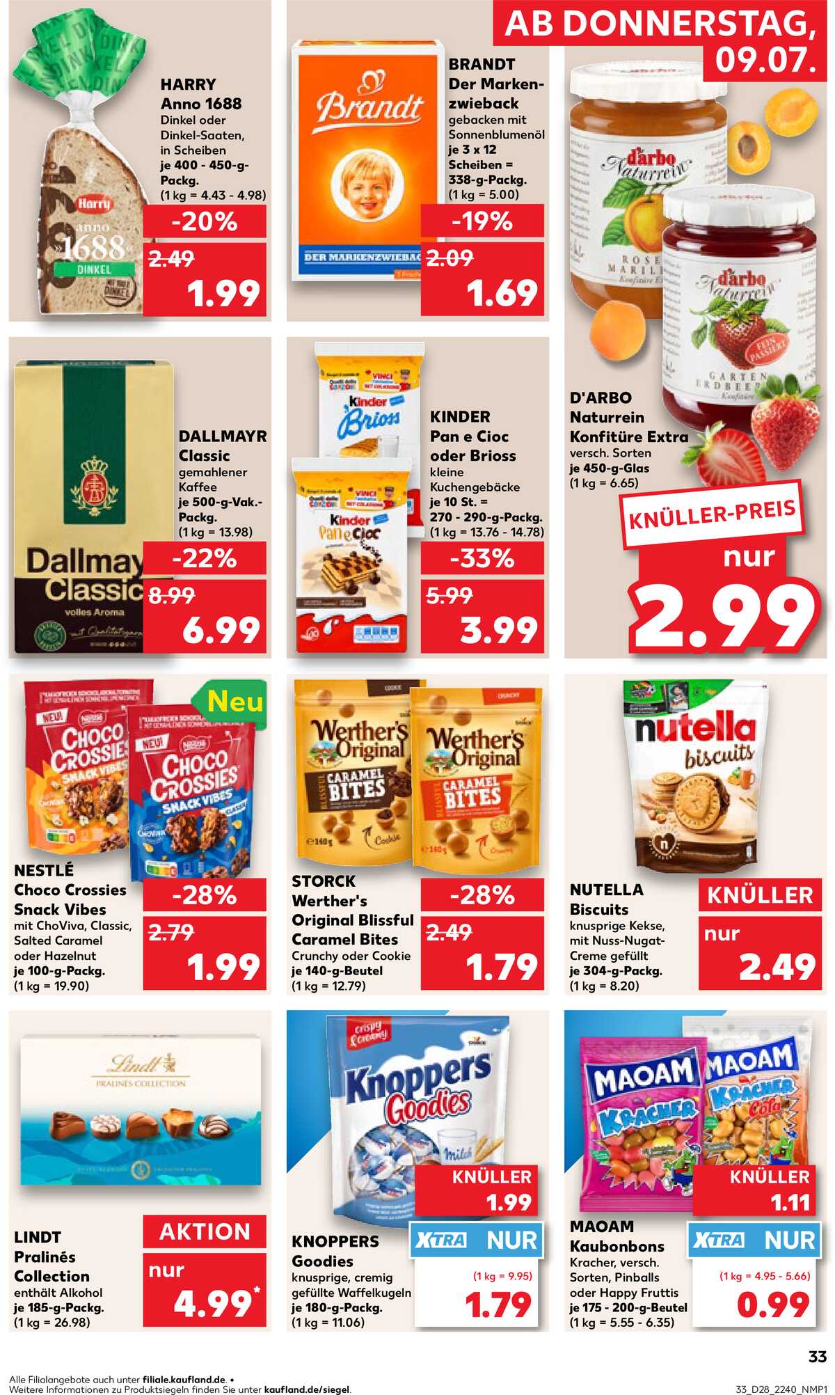 Leták Kaufland Německo 9.7.-15.7.2026 strana 33