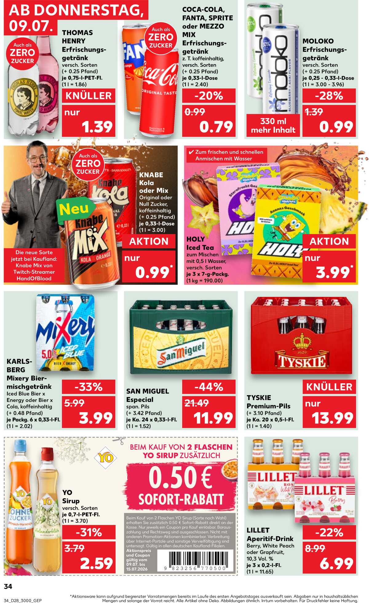 Leták Kaufland Německo 9.7.-15.7.2026 strana 34