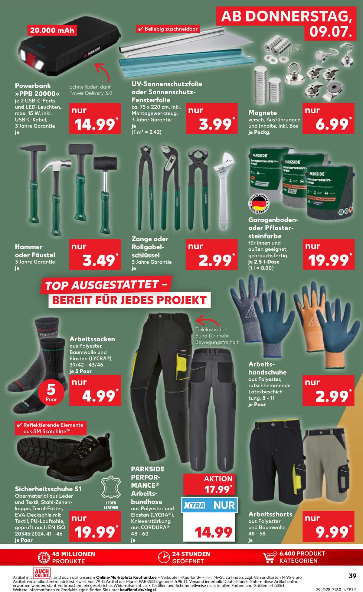 Leták Kaufland Německo 9.7.-15.7.2026 strana 39