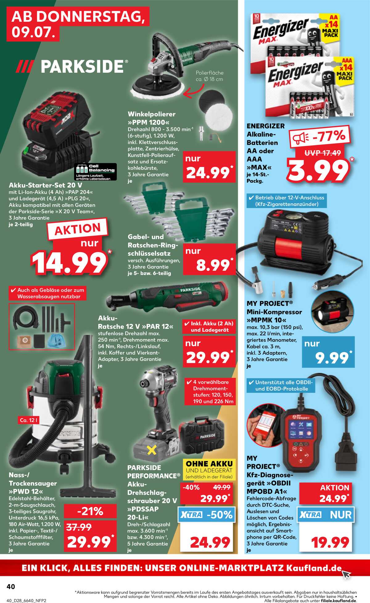 Leták Kaufland Německo 9.7.-15.7.2026 strana 40