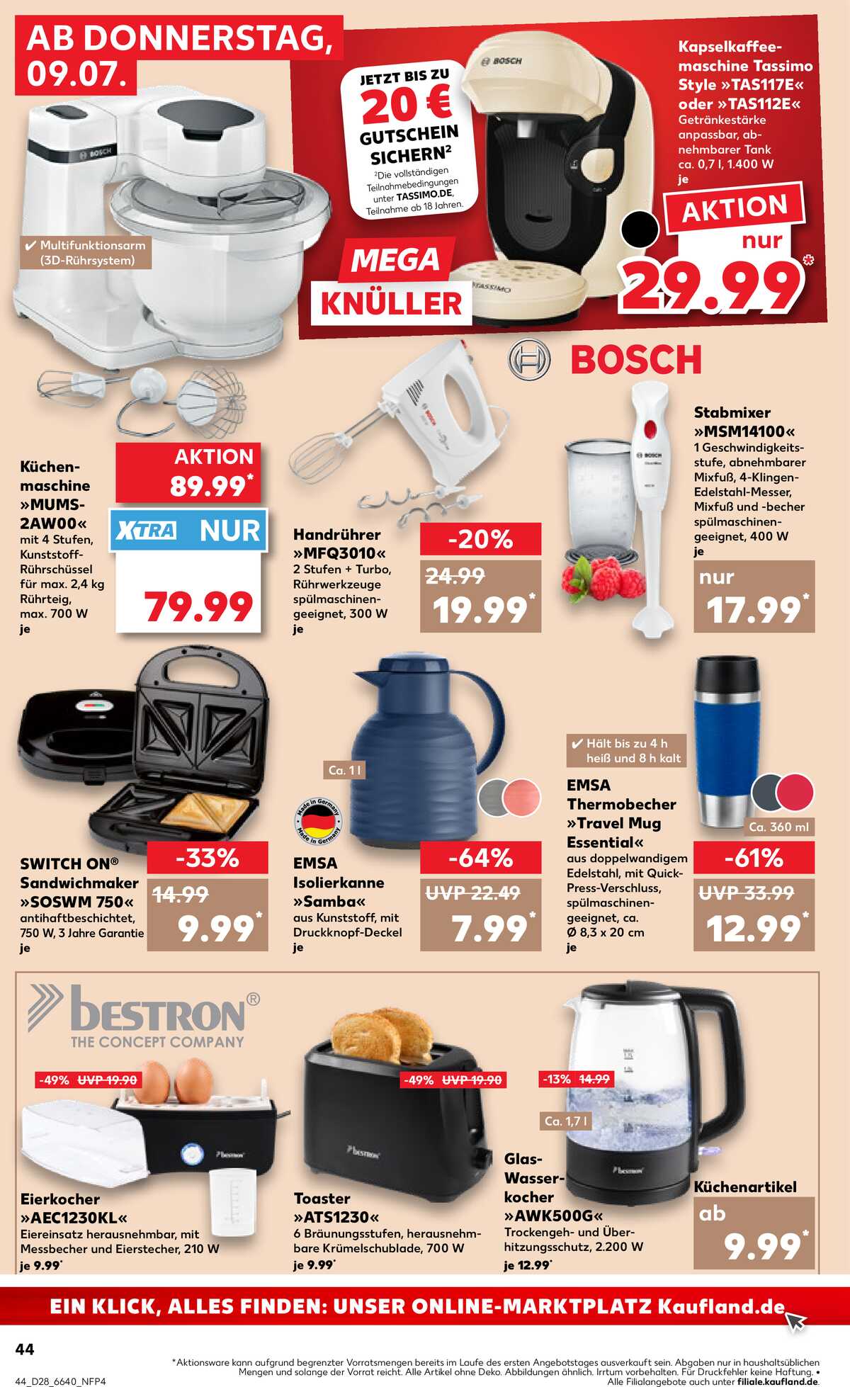 Leták Kaufland Německo 9.7.-15.7.2026 strana 44