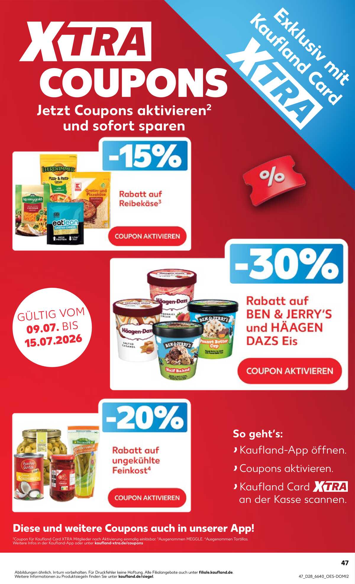 Leták Kaufland Německo 9.7.-15.7.2026 strana 47