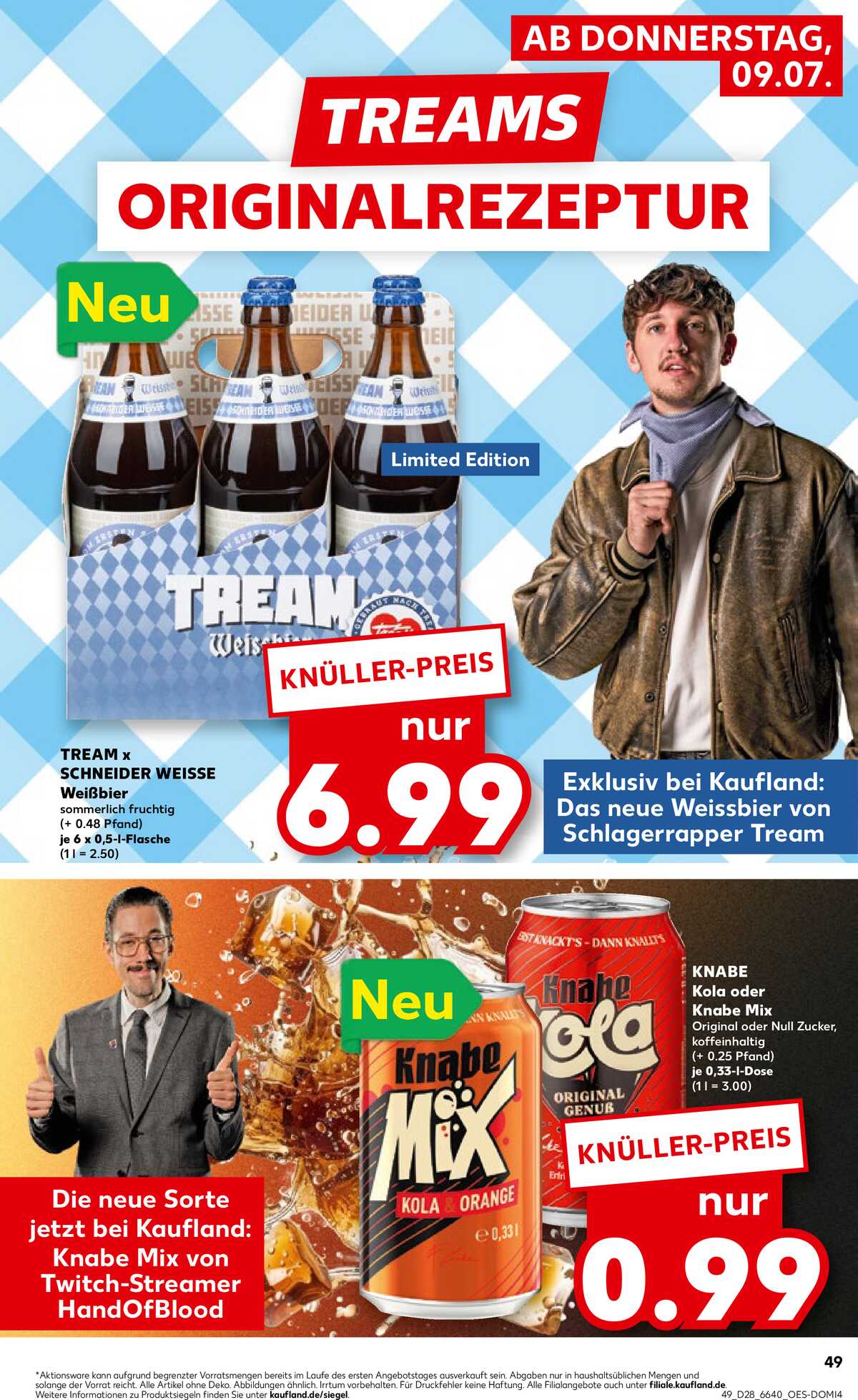 Leták Kaufland Německo 9.7.-15.7.2026 strana 49