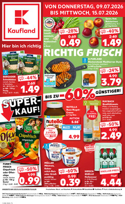 Leták Kaufland Německo 9.7.-15.7.2026