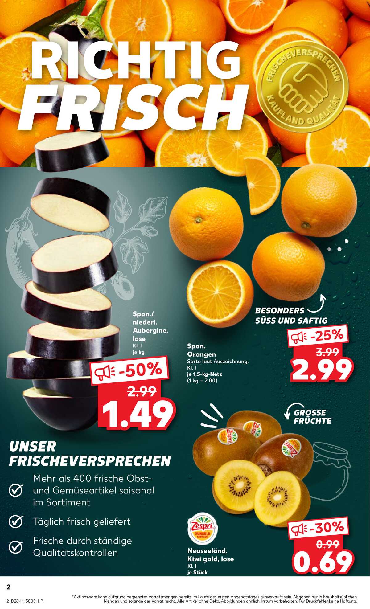 Leták Kaufland Německo 9.7.-15.7.2026 strana 2