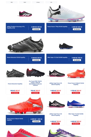 Intersport Kopačky a míče - 7. 7. 2026