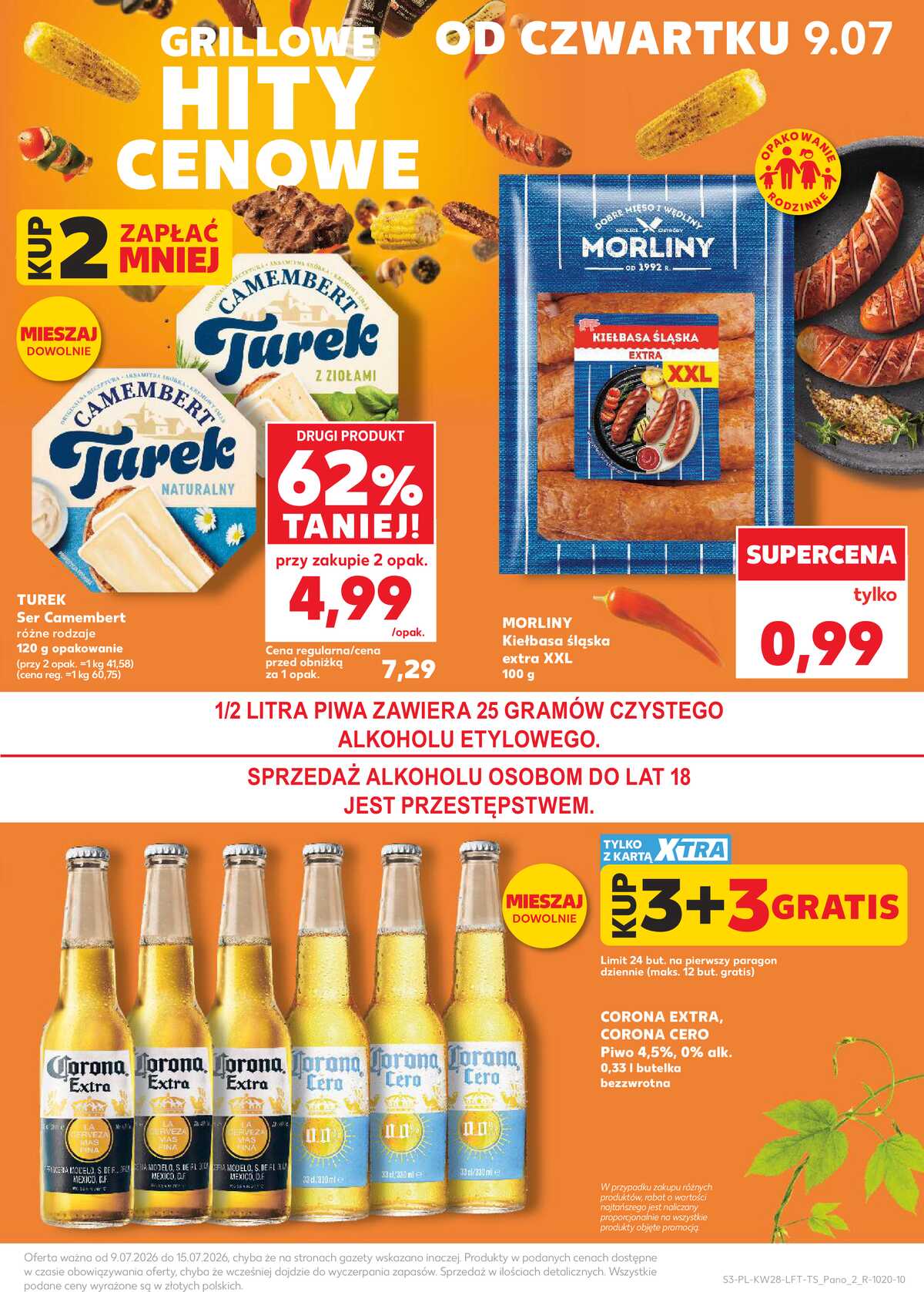 Leták Kaufland Polsko 9.7.-15.7.2026 - Týdenní zpravodaj strana 3