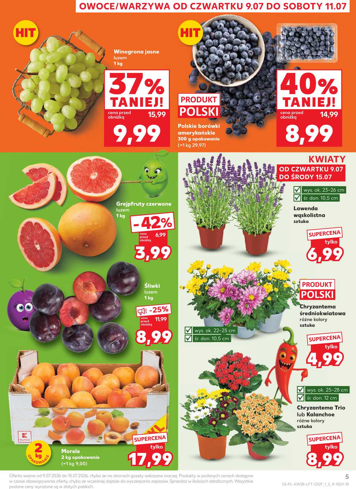 Leták Kaufland Polsko 9.7.-15.7.2026 - Týdenní zpravodaj strana 5