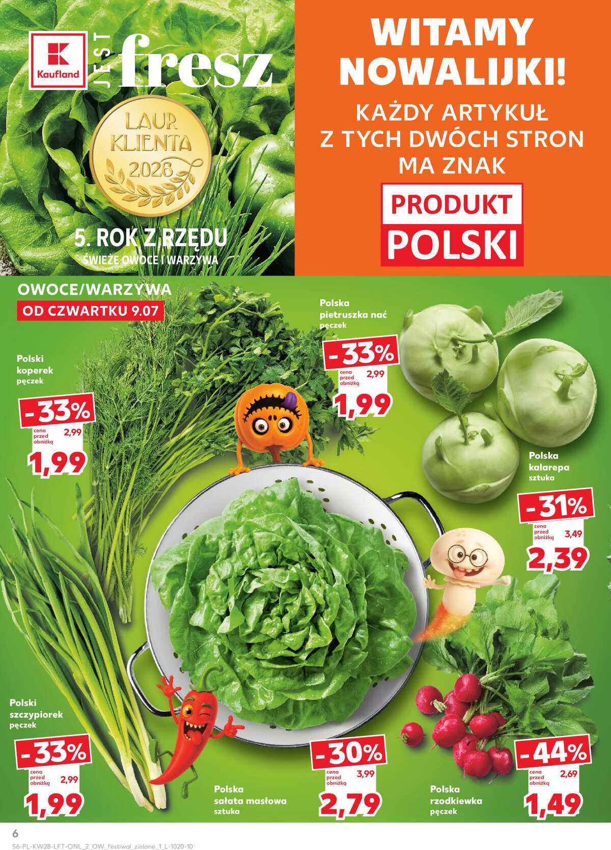 Leták Kaufland Polsko 9.7.-15.7.2026 - Týdenní zpravodaj strana 6