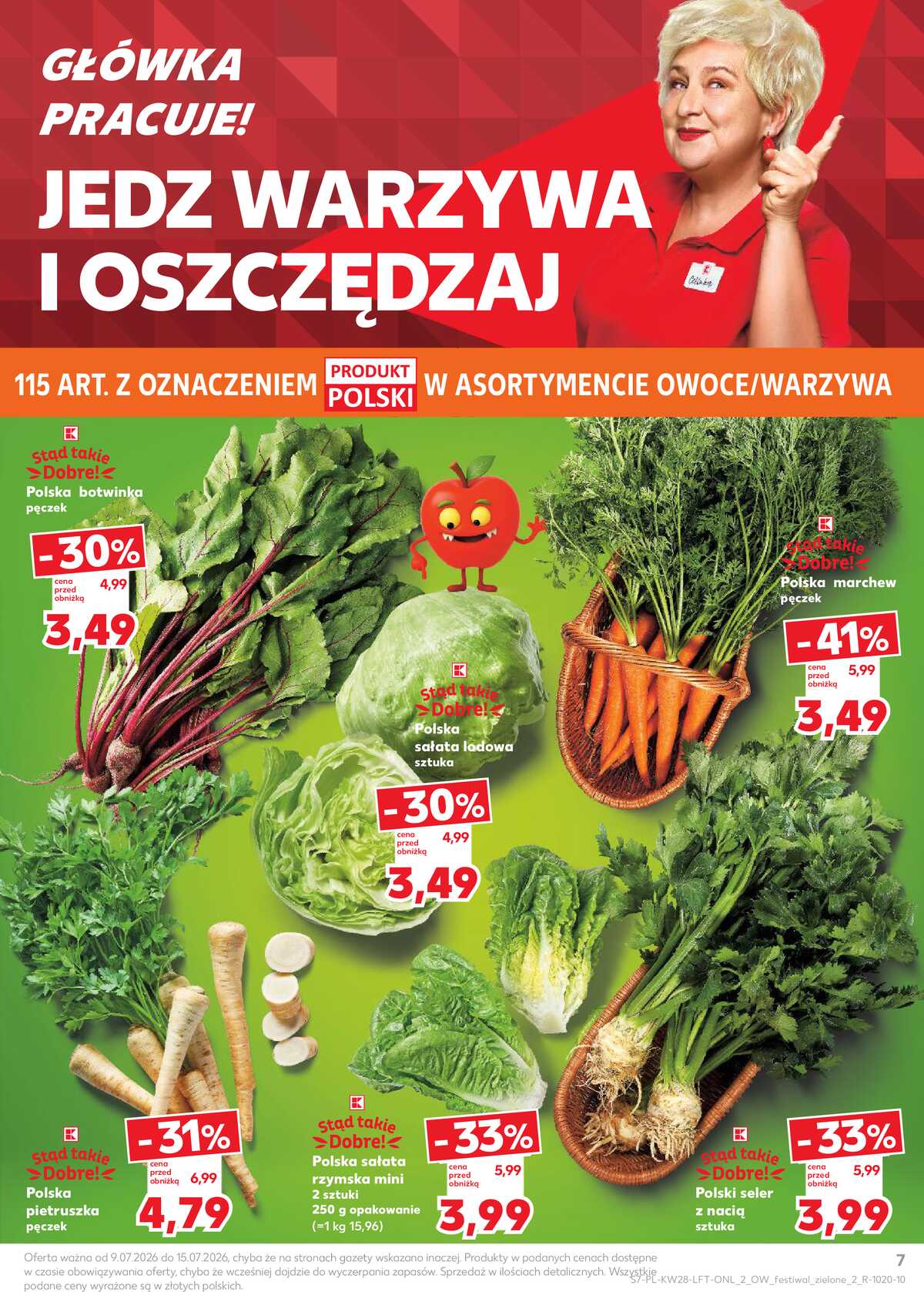 Leták Kaufland Polsko 9.7.-15.7.2026 - Týdenní zpravodaj strana 7
