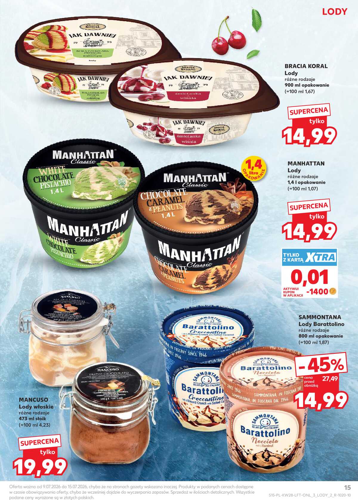 Leták Kaufland Polsko 9.7.-15.7.2026 - Týdenní zpravodaj strana 15