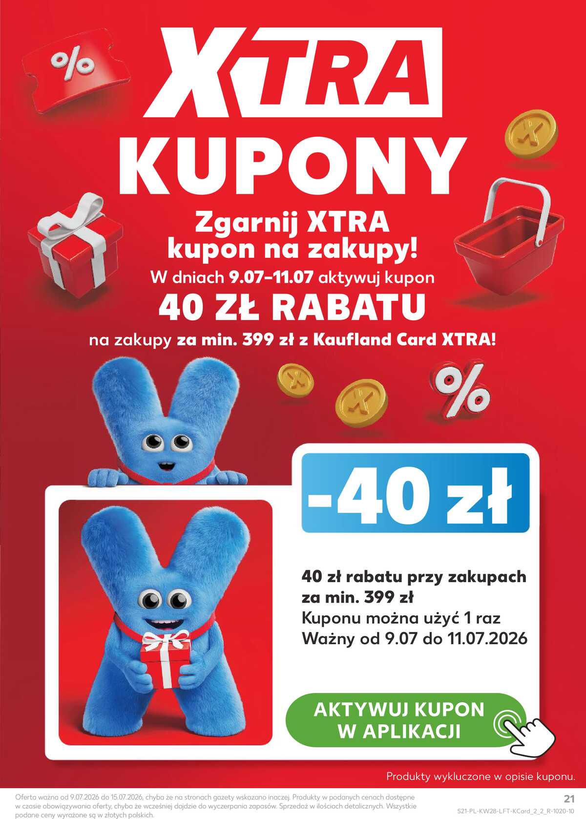 Leták Kaufland Polsko 9.7.-15.7.2026 - Týdenní zpravodaj strana 21