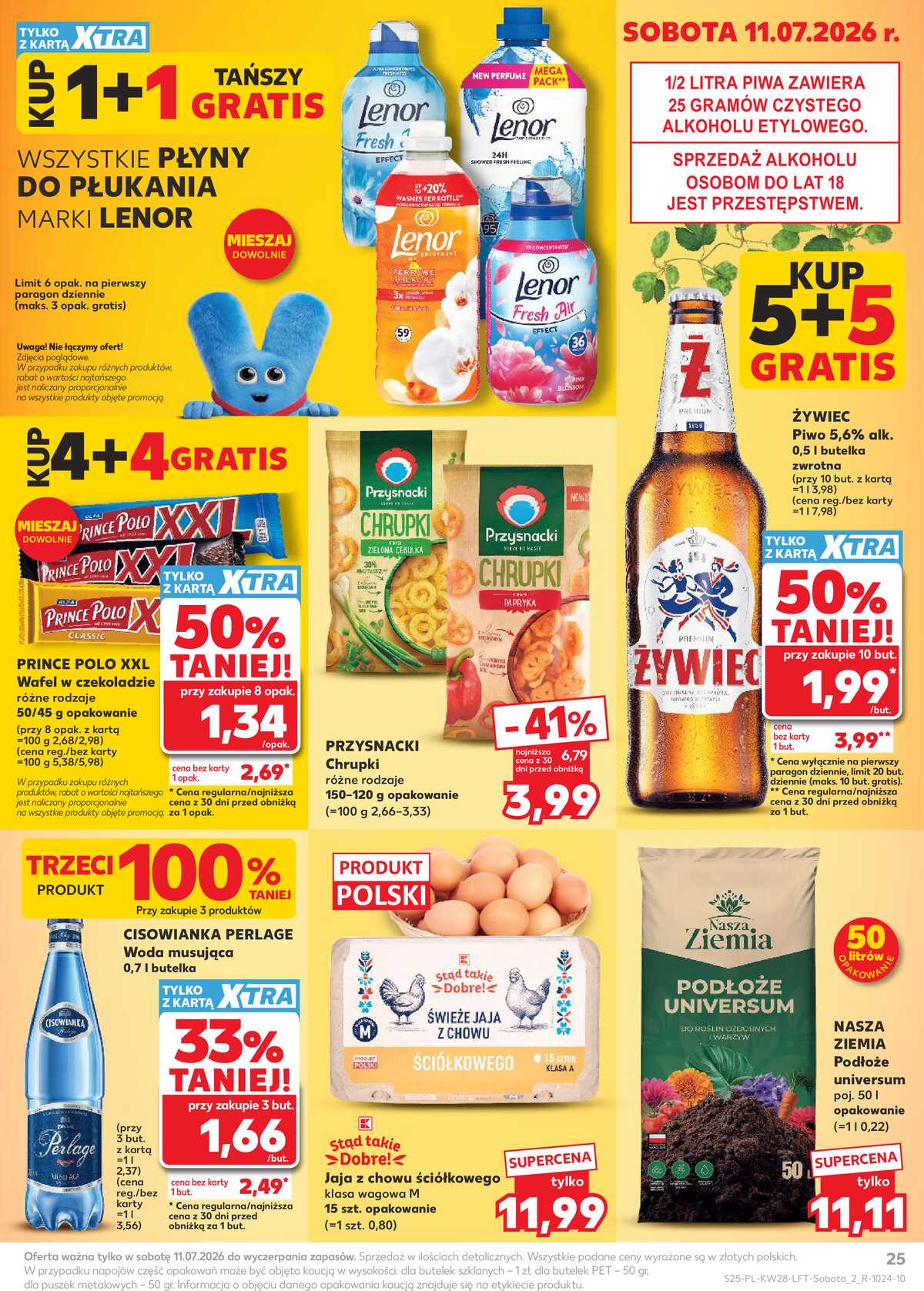 Leták Kaufland Polsko 9.7.-15.7.2026 - Týdenní zpravodaj strana 25