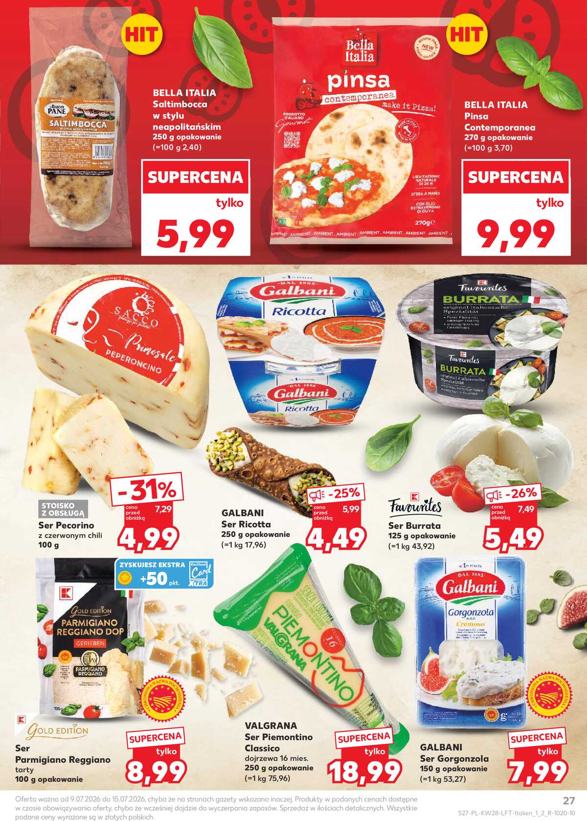 Leták Kaufland Polsko 9.7.-15.7.2026 - Týdenní zpravodaj strana 27