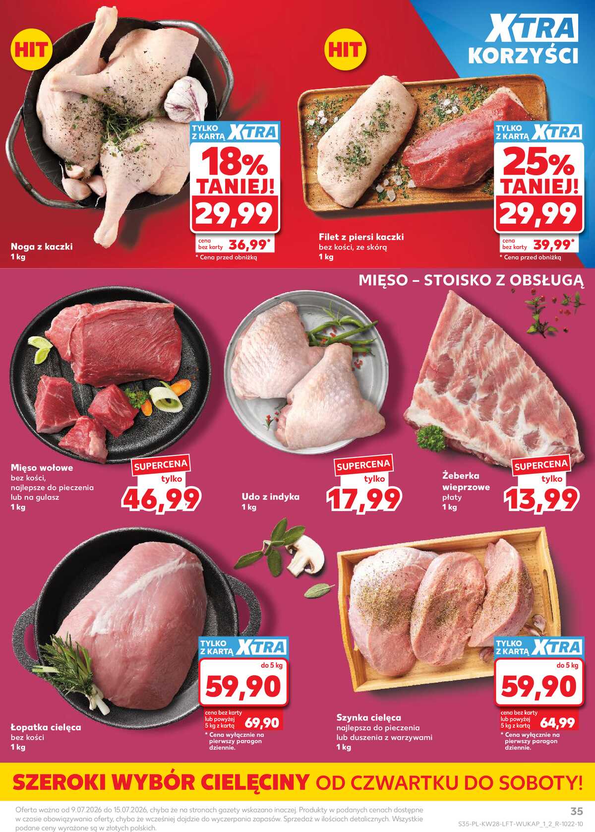 Leták Kaufland Polsko 9.7.-15.7.2026 - Týdenní zpravodaj strana 35