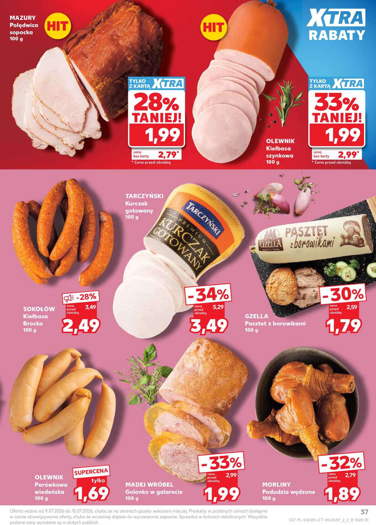 Leták Kaufland Polsko 9.7.-15.7.2026 - Týdenní zpravodaj strana 37