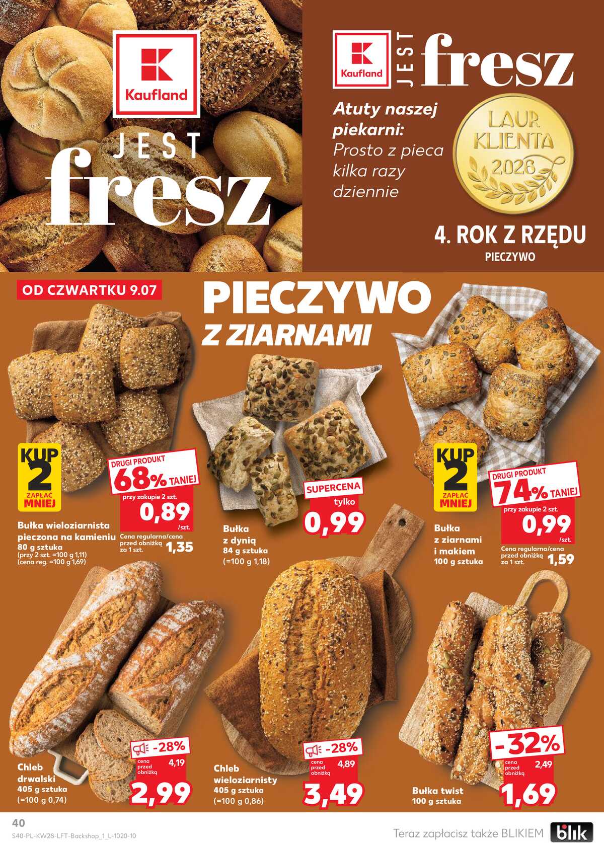 Leták Kaufland Polsko 9.7.-15.7.2026 - Týdenní zpravodaj strana 40