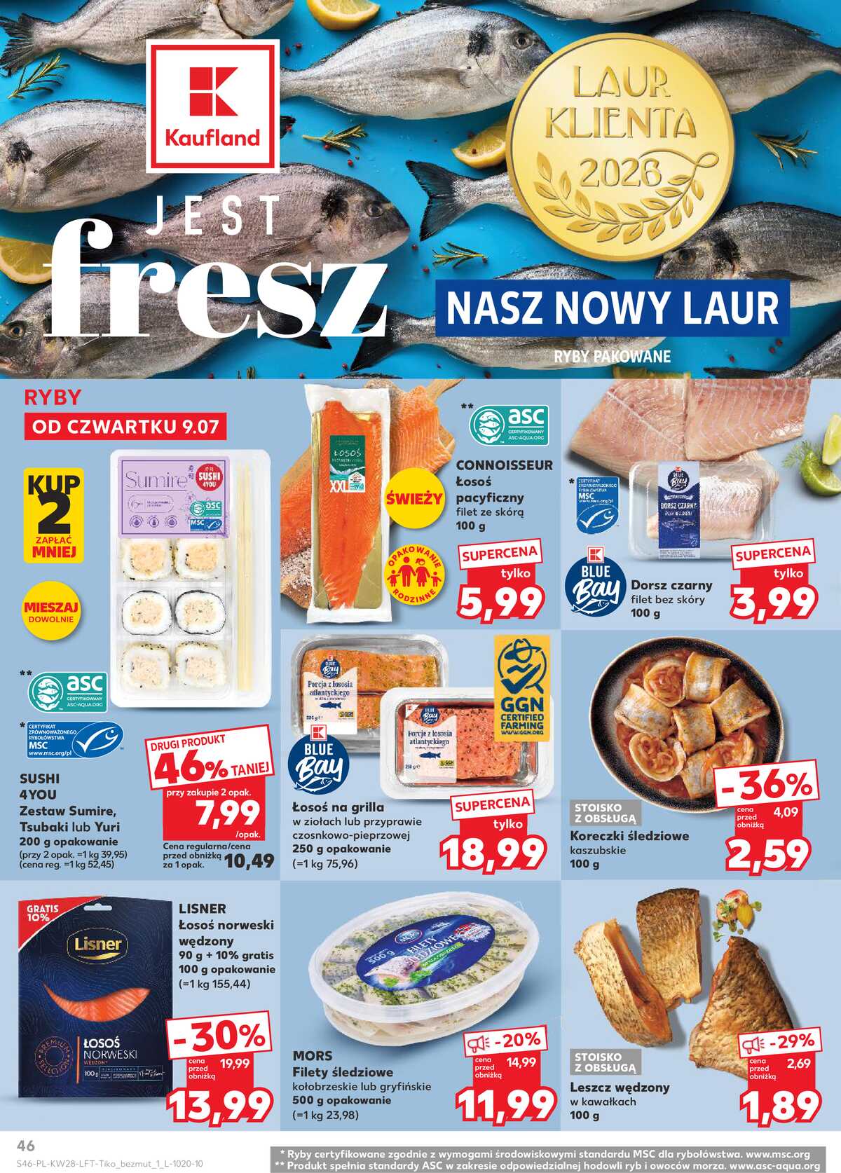 Leták Kaufland Polsko 9.7.-15.7.2026 - Týdenní zpravodaj strana 46