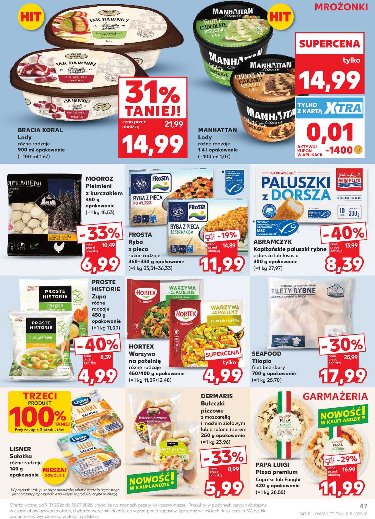 Leták Kaufland Polsko 9.7.-15.7.2026 - Týdenní zpravodaj strana 47